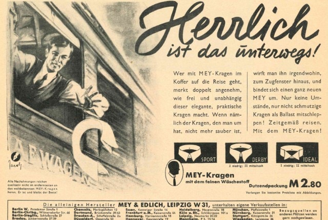 Anzeige von Mey&Edlich aus dem Jahr 1870