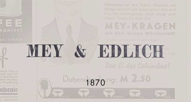 Mey & Edlich Logo aus dem Jahr 1870