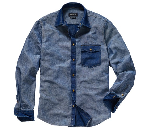 Sachabbildung eines blauen Hemdes