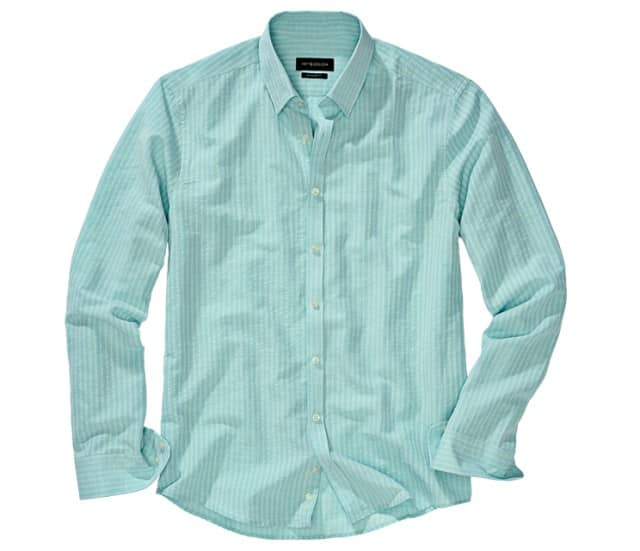 Sachabbildung eines türkisfarbenen Hemdes