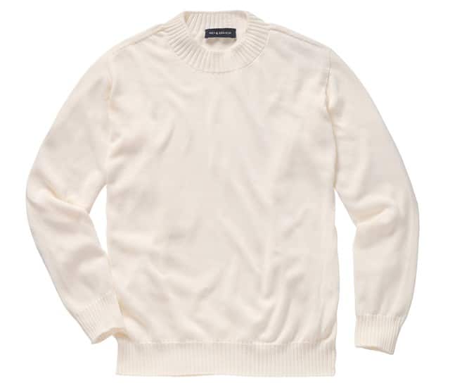 Sachabbildung von einem hellen Pullover.