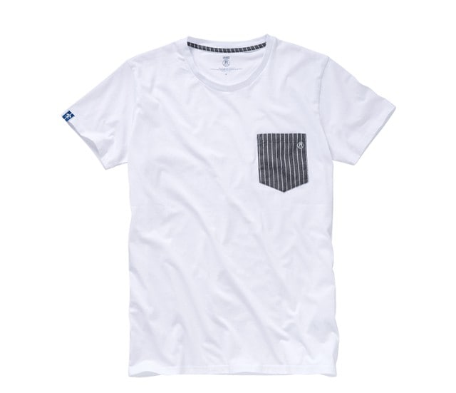 Sachabbildung eines weißen T-Shirts