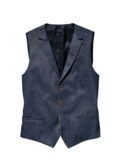 Denim-Anzug Weste Denim-Anzug Weste
