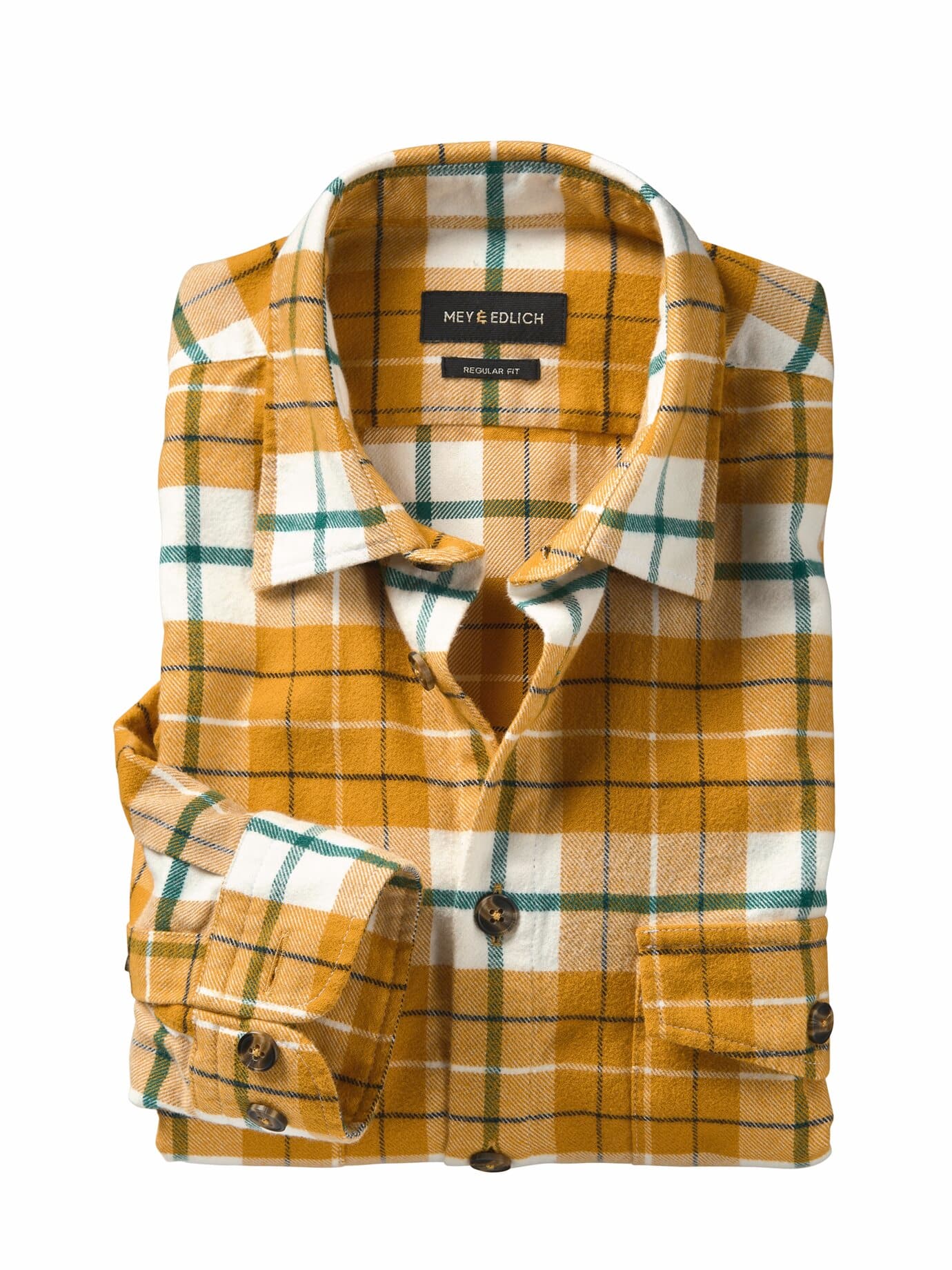 Mey & Edlich Vitamin-D Flannel Shirt Brown 43 2