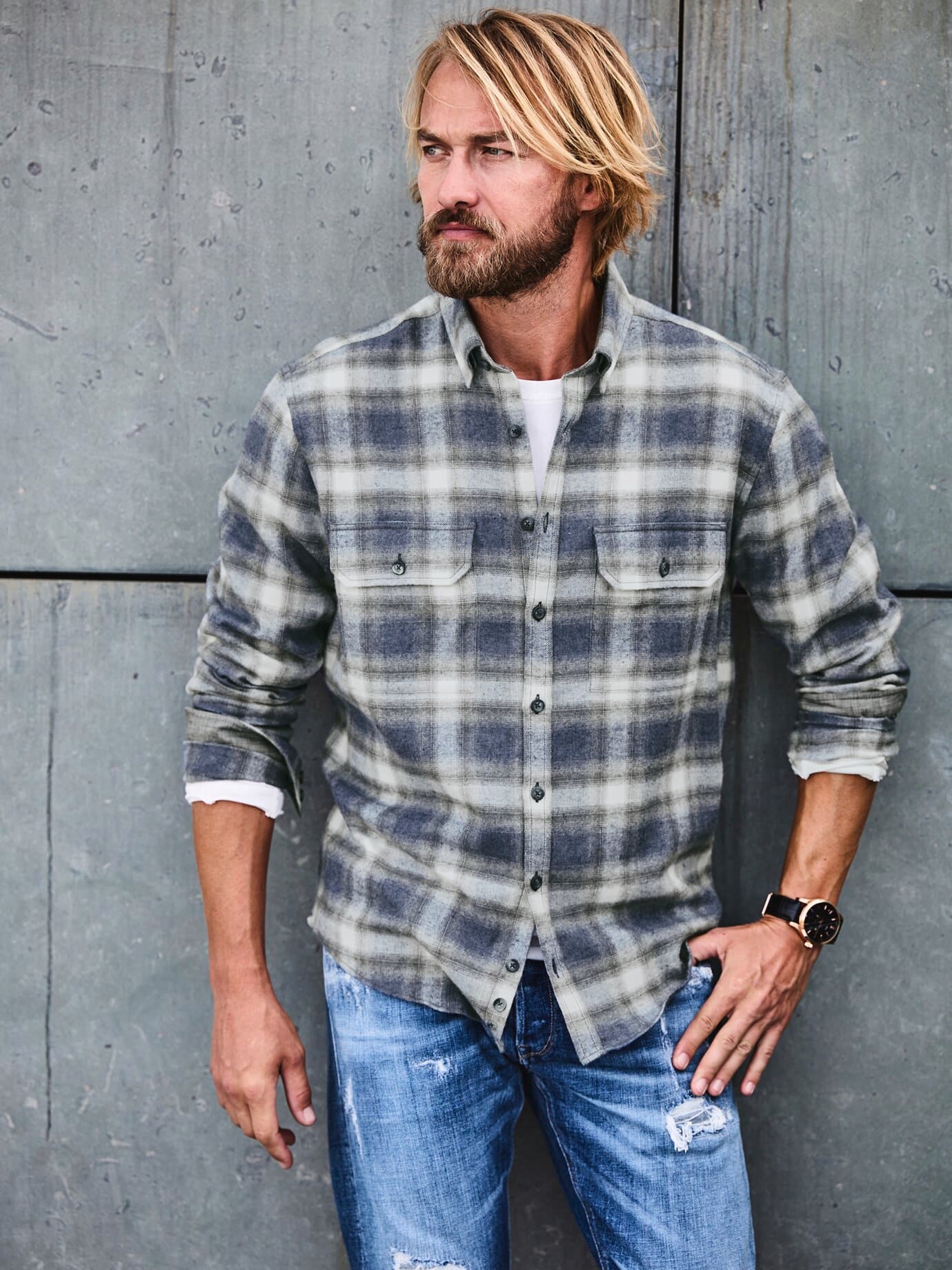 Mey & Edlich No-Workwear Shirt Blue 43 2