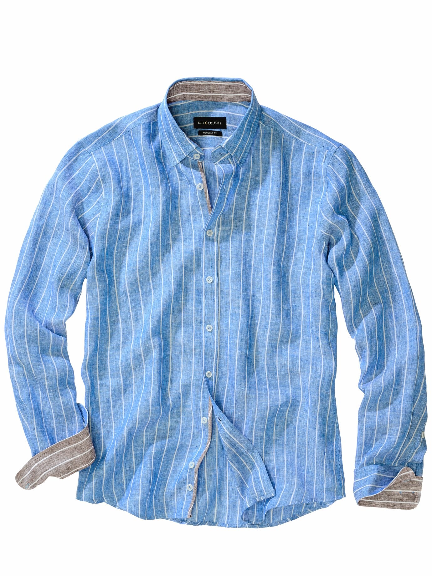 Mey & Edlich Trastevere-Leinenhemd Blau 45