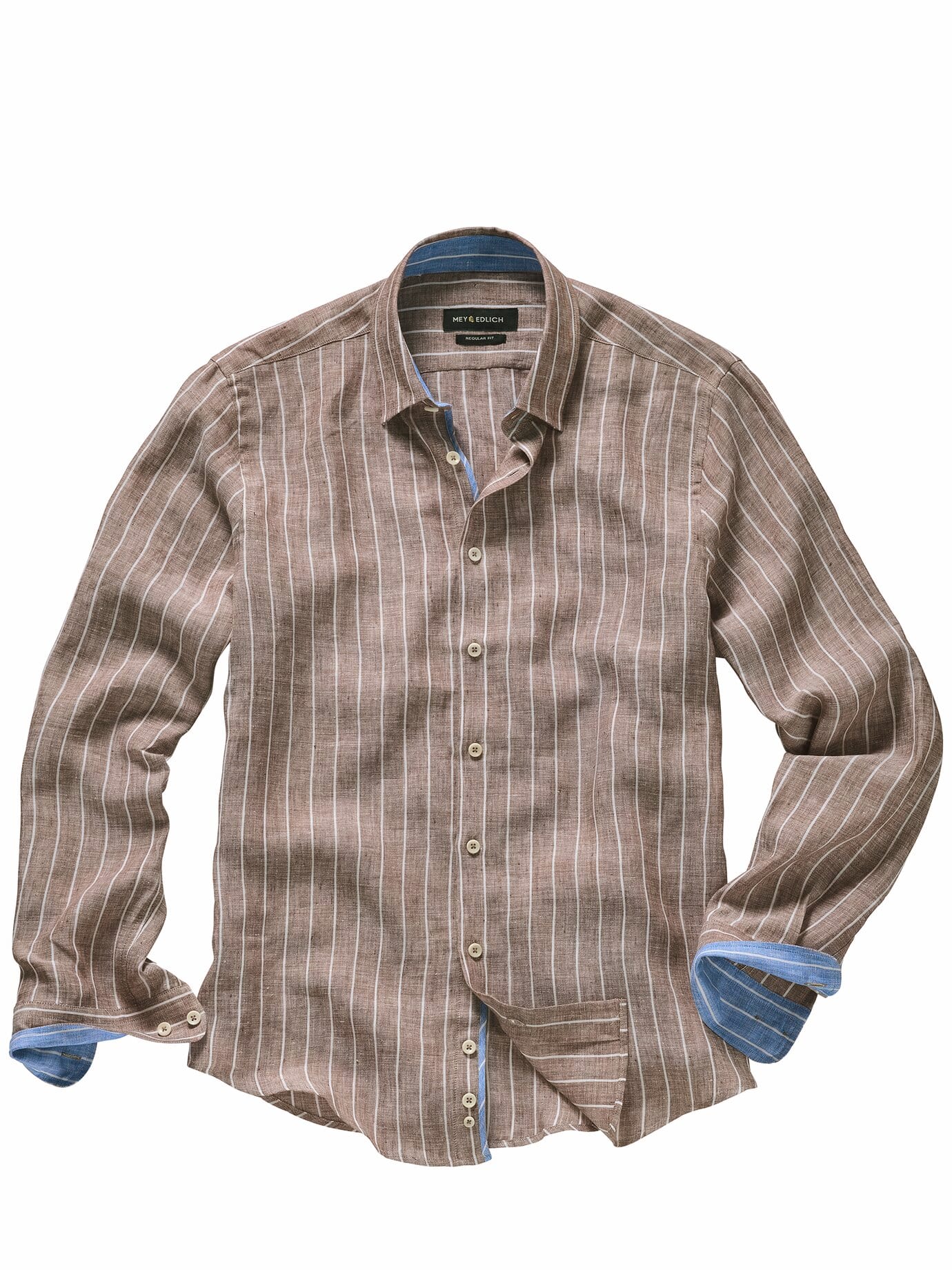 Mey & Edlich Trastevere-Leinenhemd Braun 46