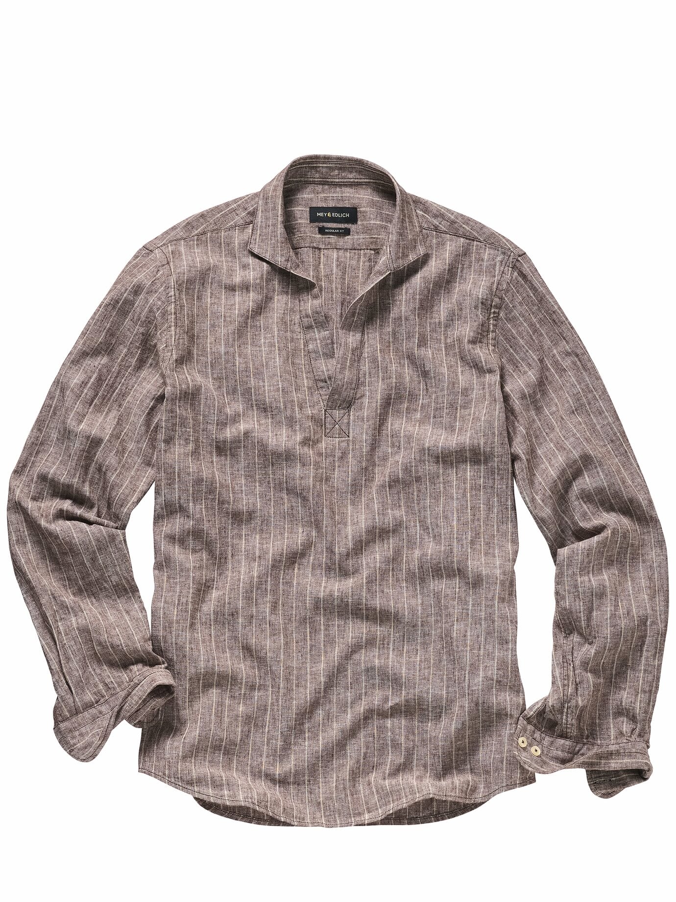 Mey & Edlich Peaky-Coast-Schlupfhemd Braun 46