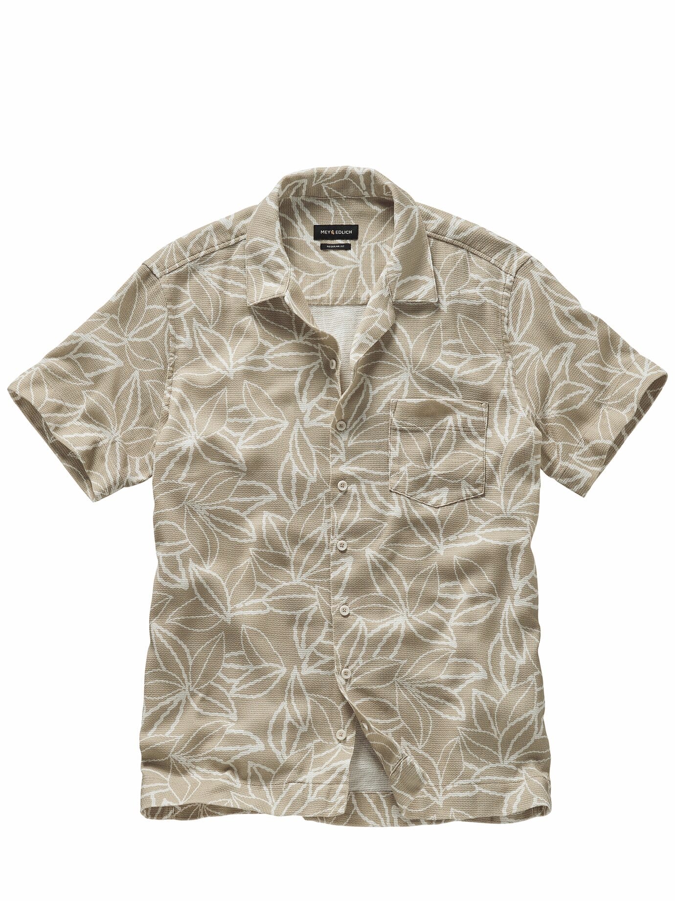 Mey & Edlich Stadtstrand-Blätterhemd Beige 41
