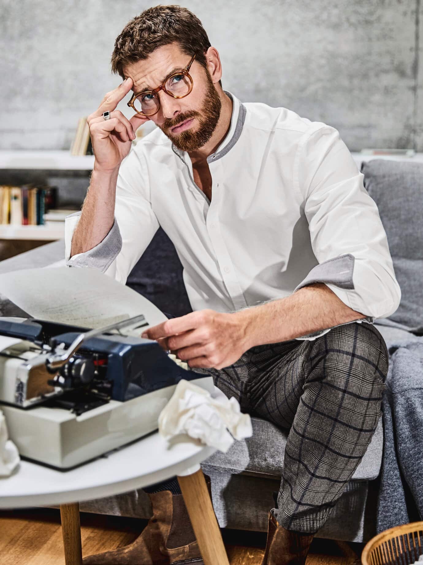 Mey & Edlich Protagonisten Shirt White 41 2