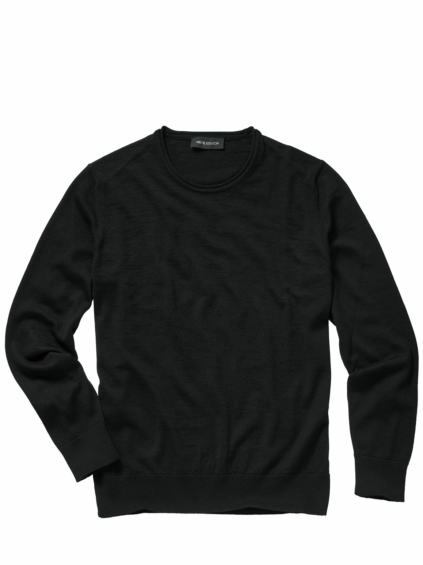 Flüster-Pullover pechschwarz