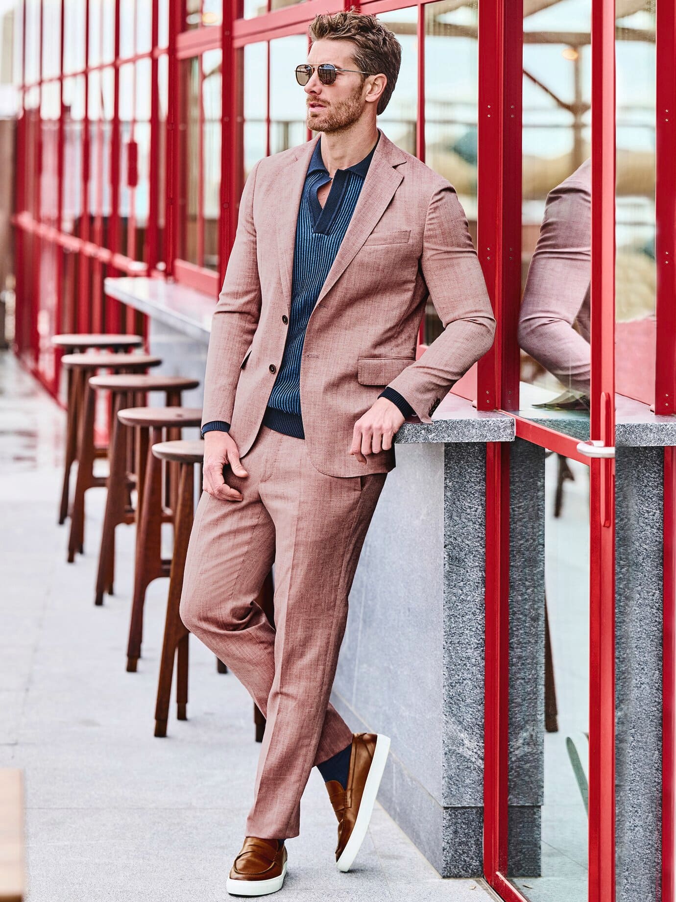 Mey & Edlich Raumgreifer-Polo Blau 58 2