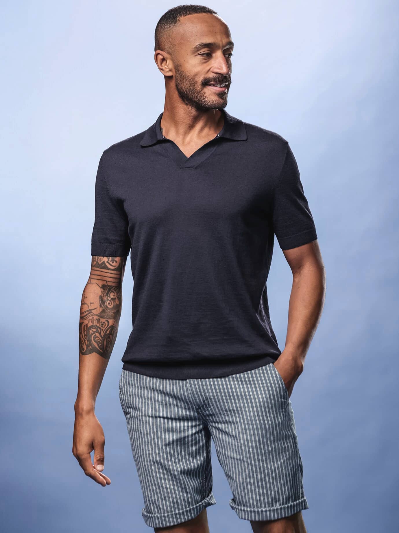 Mey & Edlich Evolutionäres Polo Shirt Blue 52 2