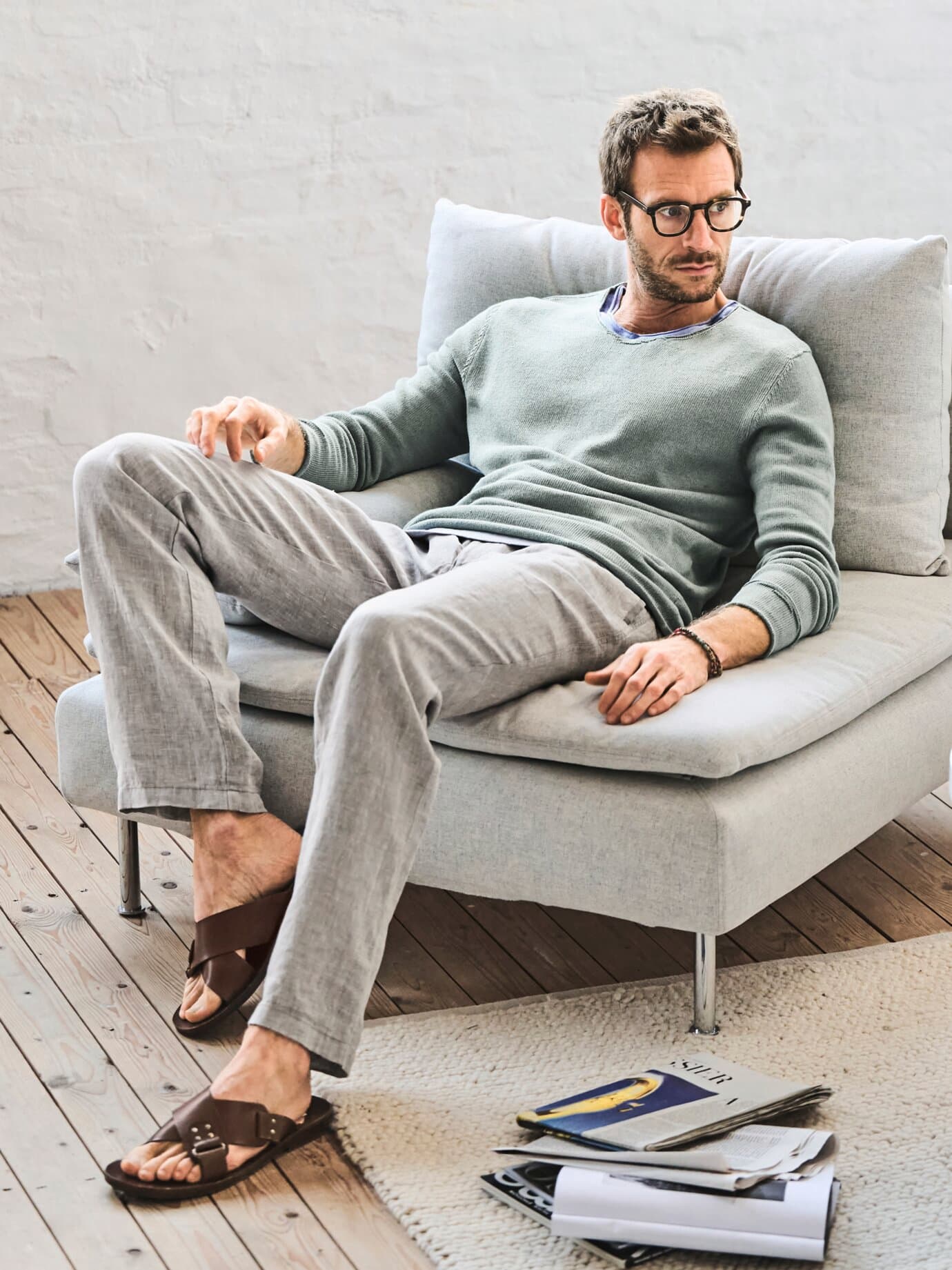 Mey & Edlich Imola-Pullover Grün 48 4