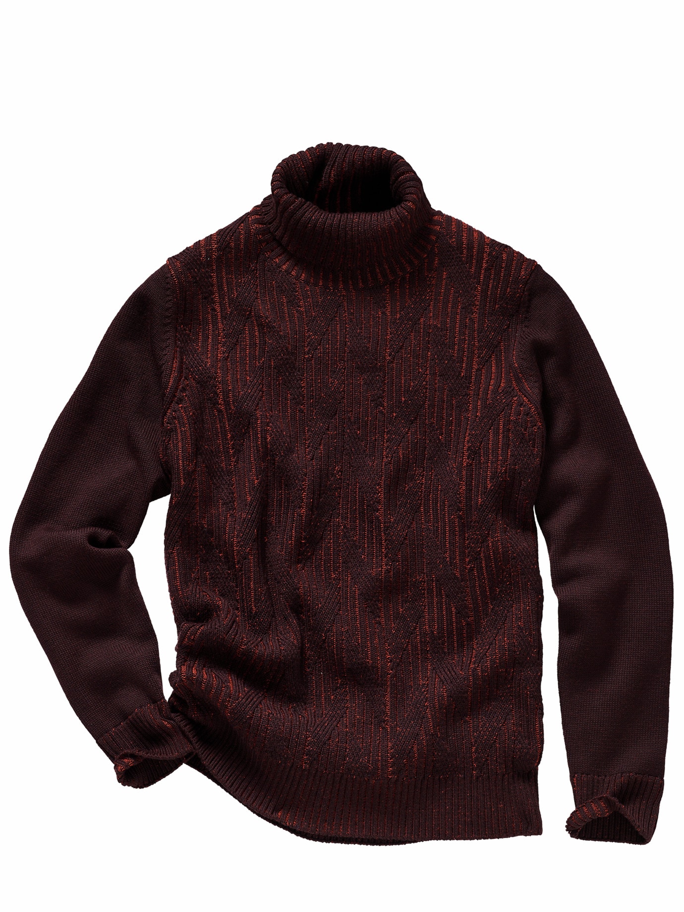 Aha-Pullover kaffee/kürbis