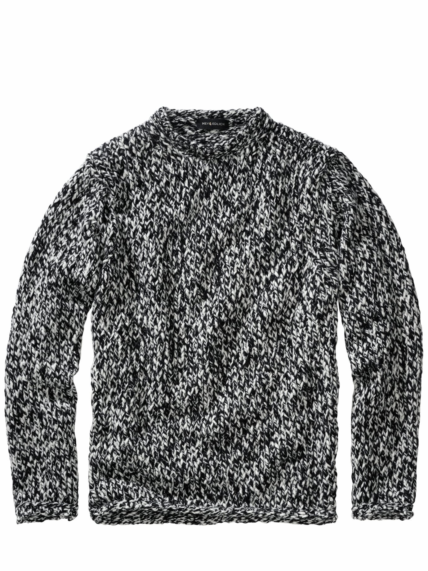 Wollbollwerk-Pullover zebra