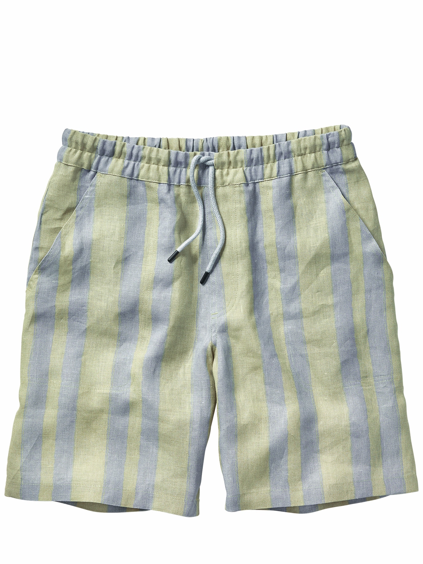 Leinen-Shorts Mist Strata Nicola eisblau