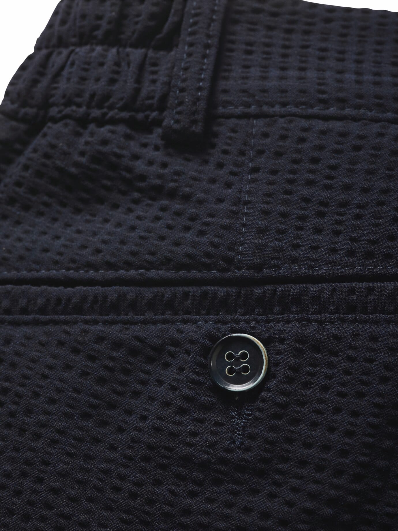 Mey & Edlich Seersucker-Shorts Blau 46 3