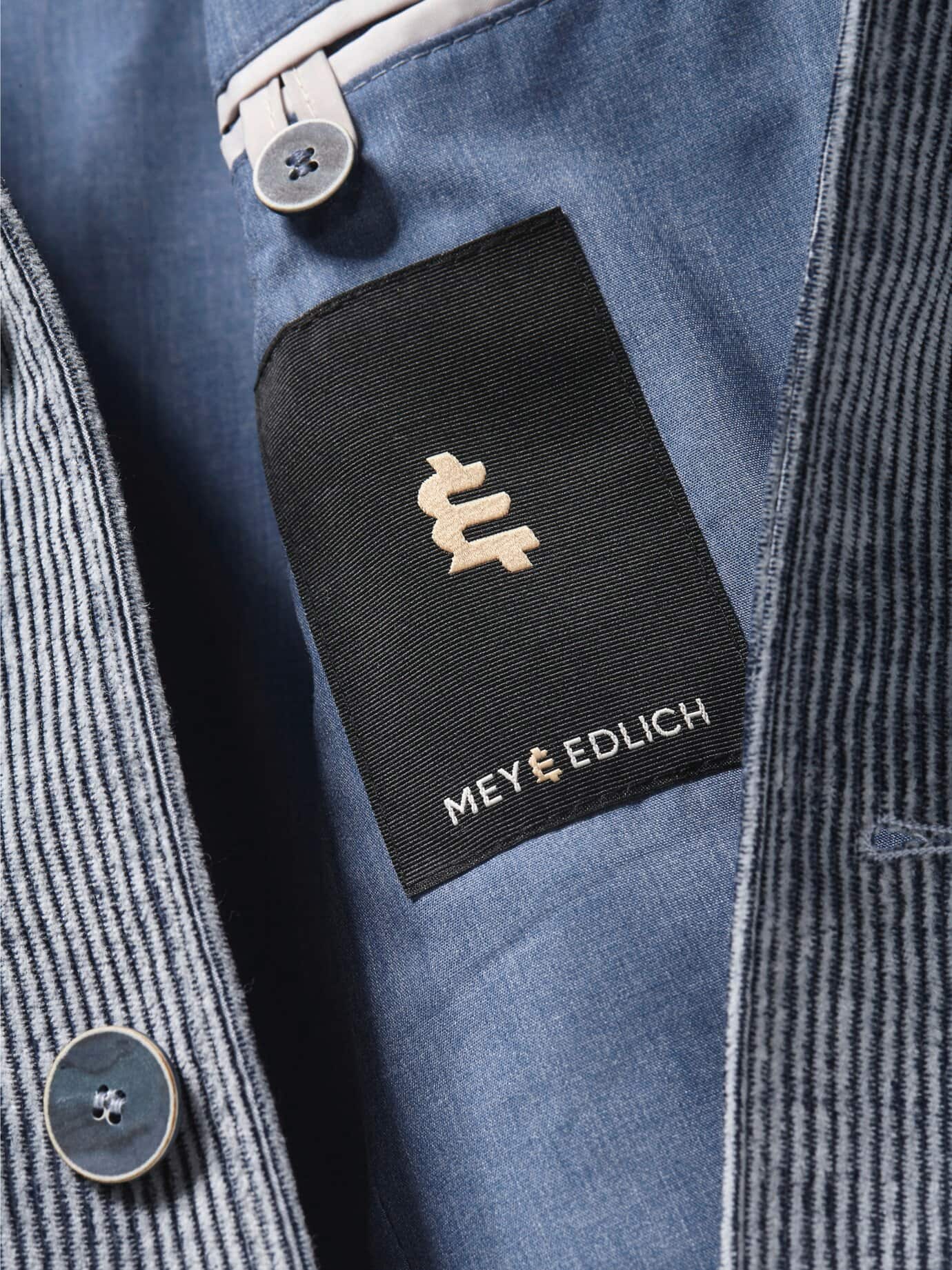 Mey & Edlich Einsatzfreudiges Cord-Shacket Blau 52 4