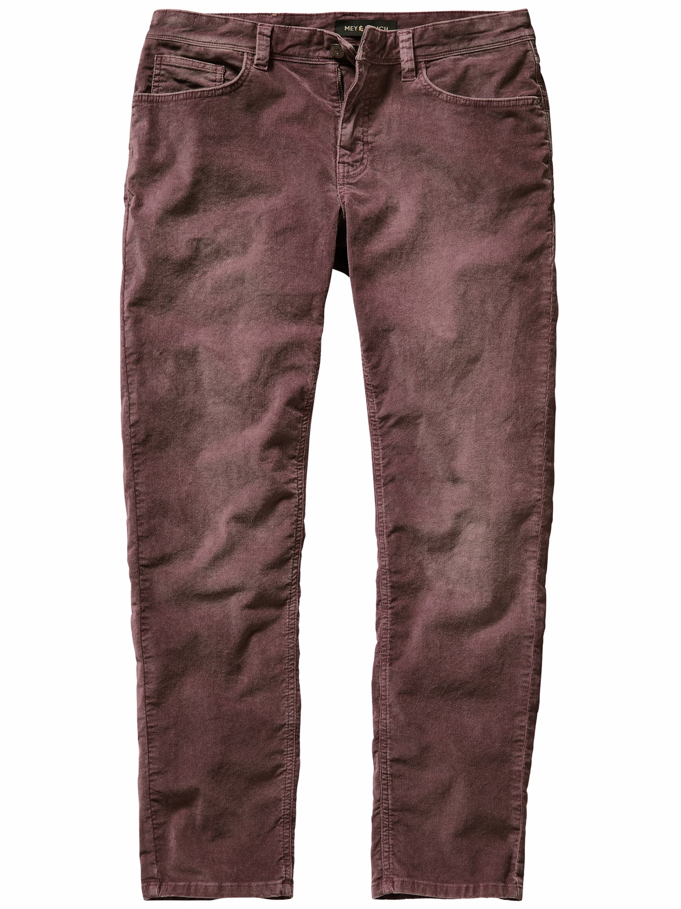 Solidarische Cordjeans pflaume