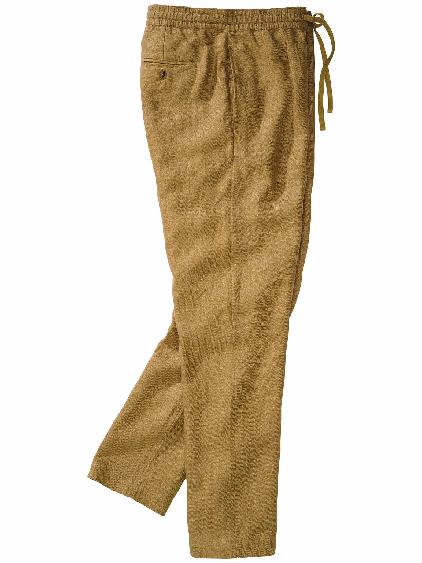Mey & Edlich Linen Chino Herringbone Yellow 50 2
