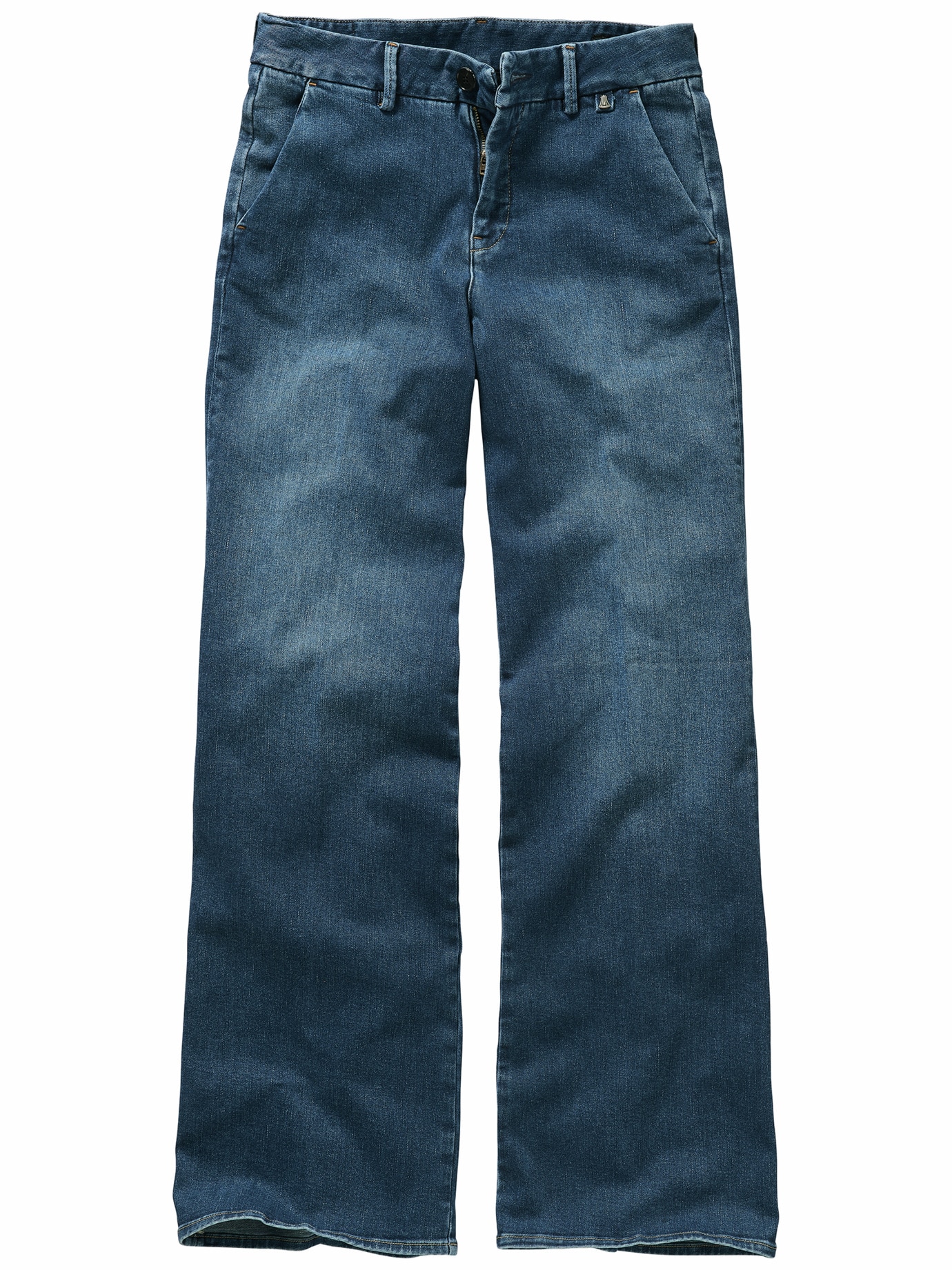 Lovely Flared Denim medium-denim