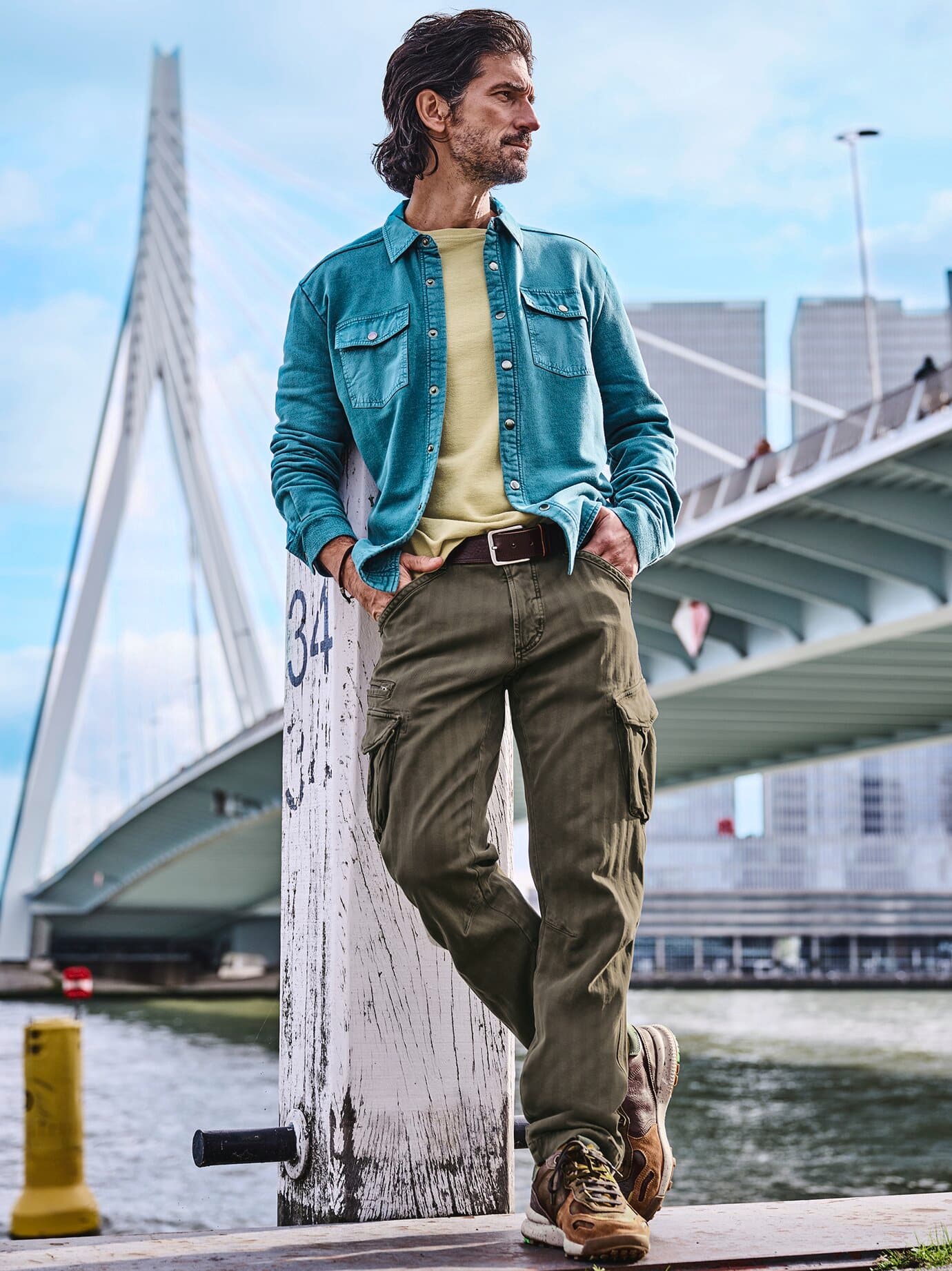 Mey & Edlich Macher Pantalon Cargo Vert 52 2
