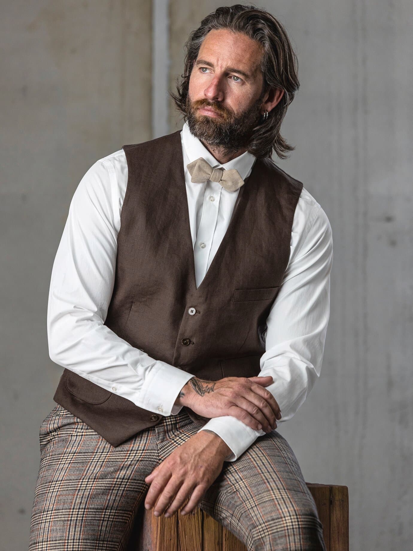Mey & Edlich Pfeif-drauf Vest Brown 48 3