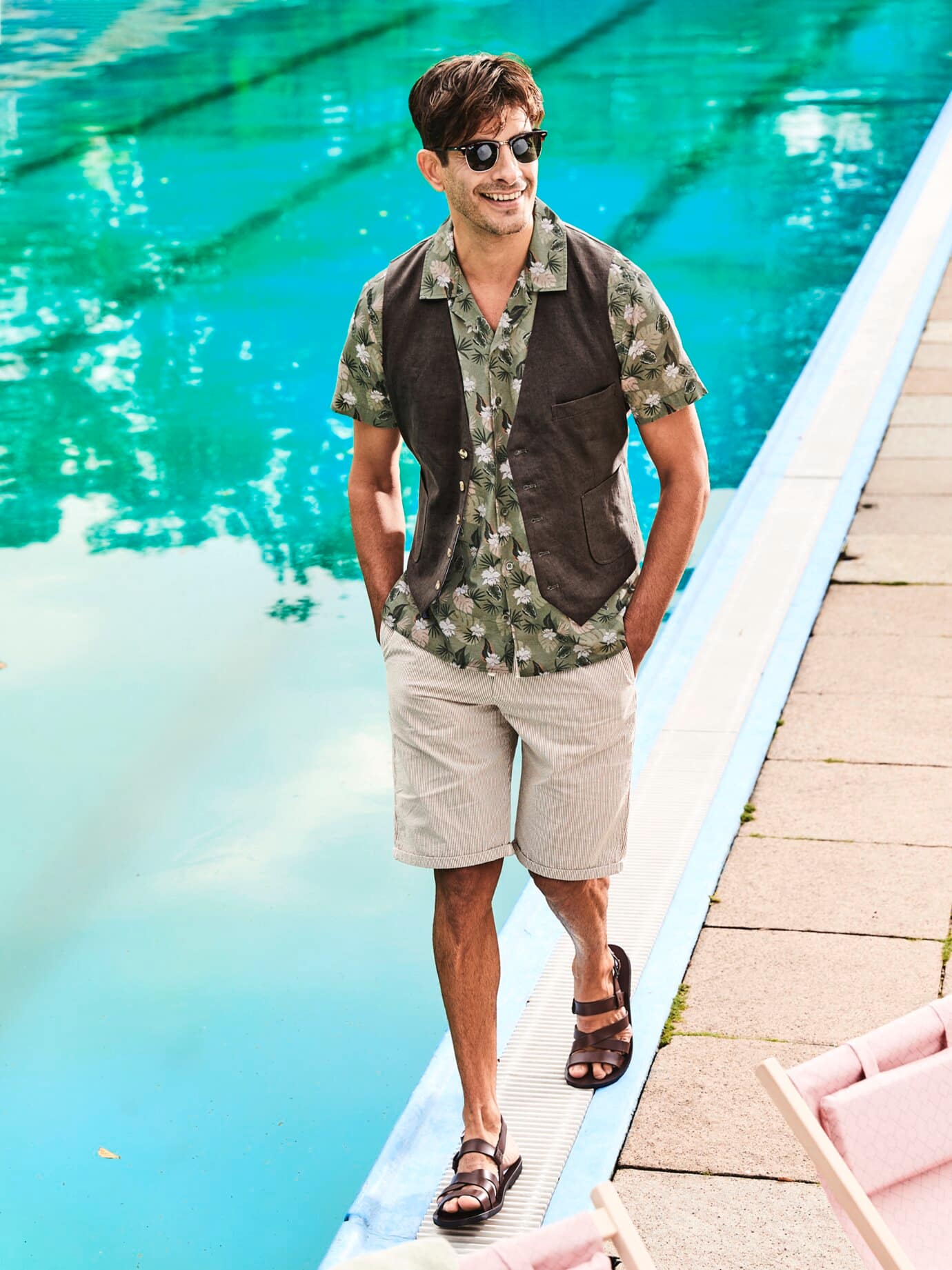 Mey & Edlich Pfeif-drauf Vest Brown 48 4