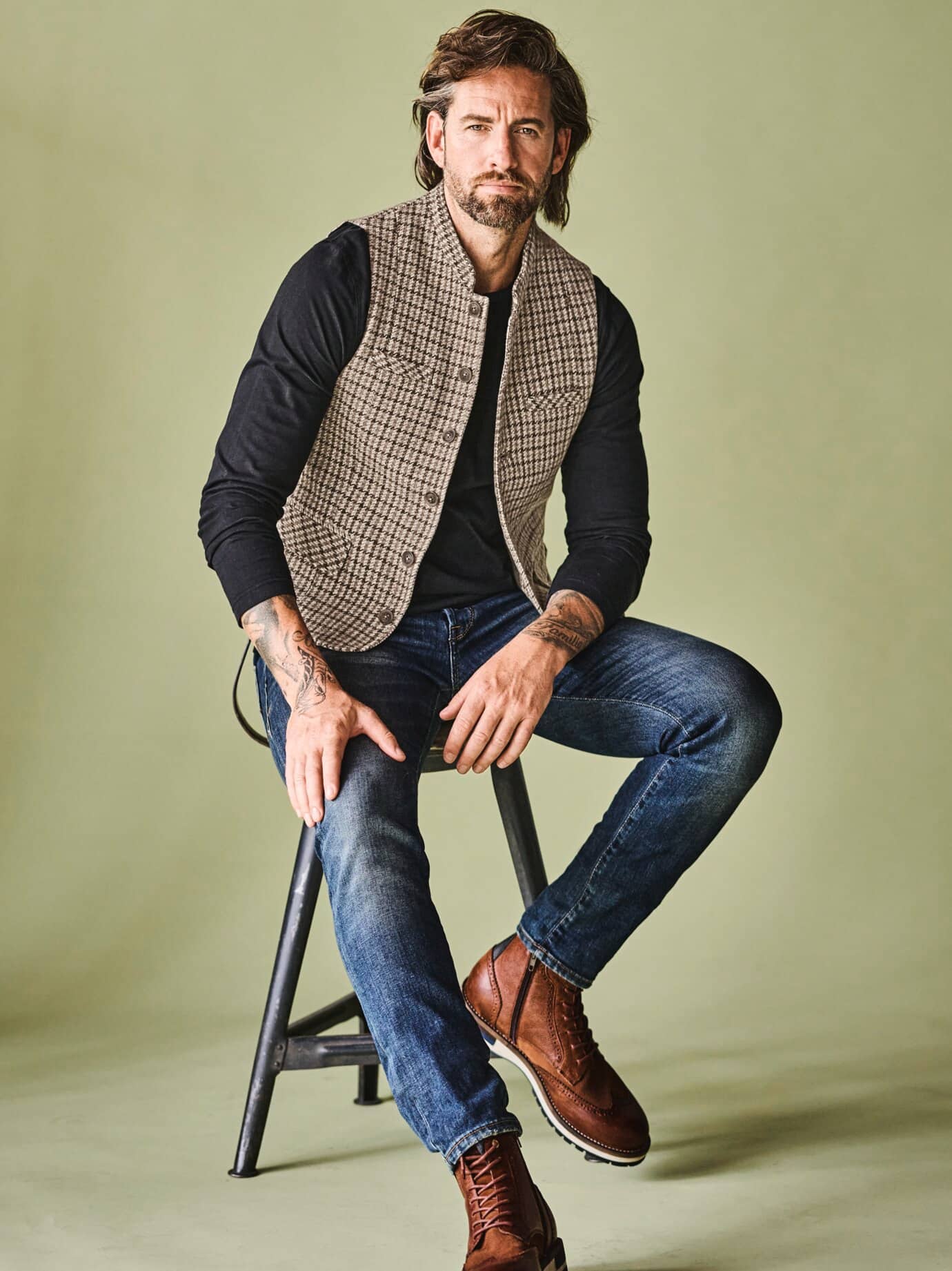 Mey & Edlich Handverlesene Weste Beige 56 3