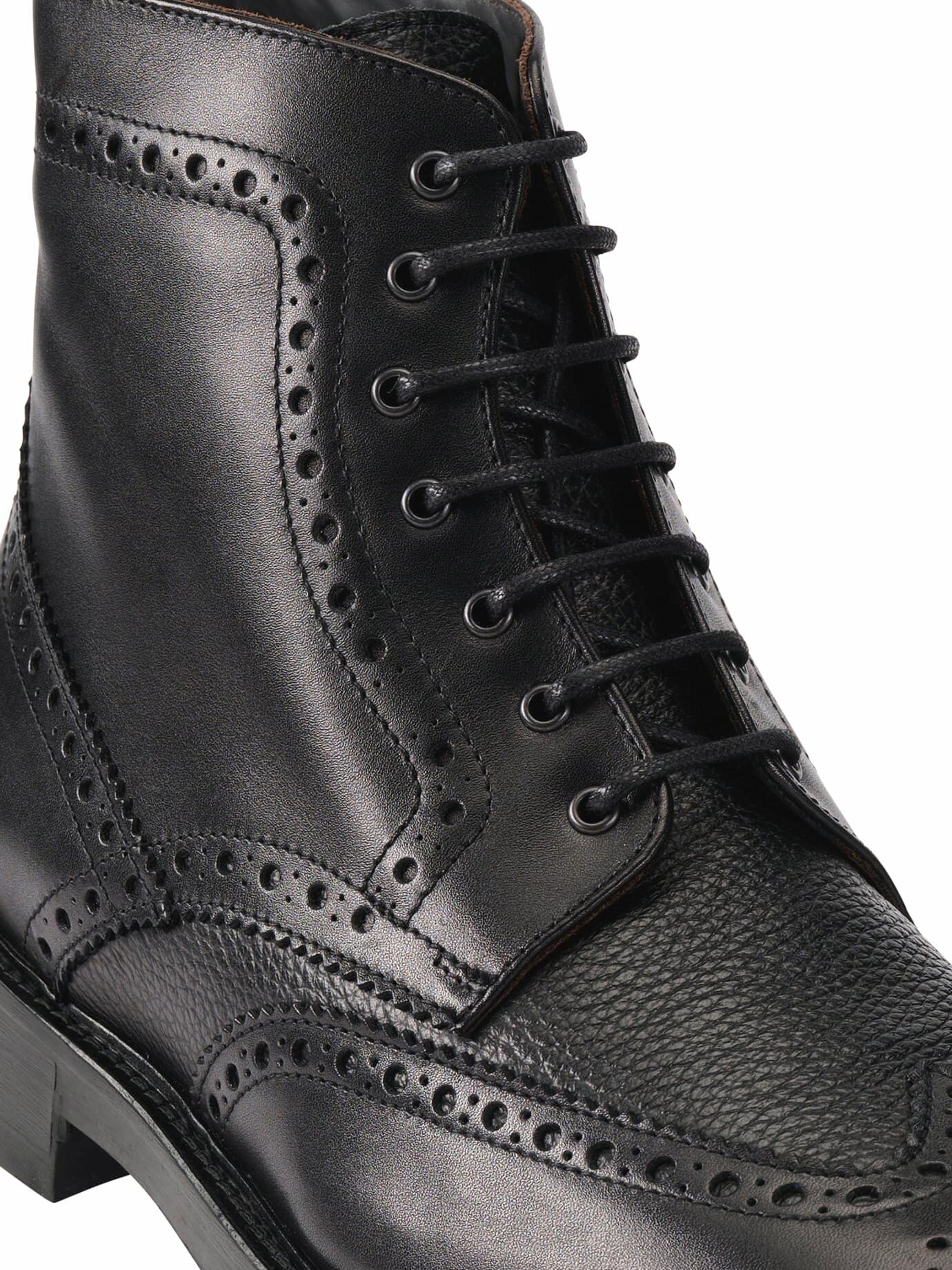 Mey & Edlich Brogue Boot Black 44 2
