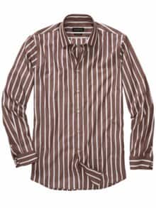 Potenzial-Hemd nougat-weiß