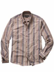 Kommunikatives Streifenhemd Streifen pastellkreide