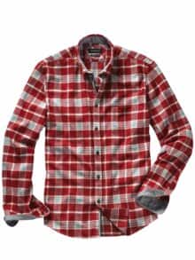 Mutiges Flanellhemd walderdbeere