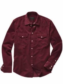 Winterritt-Cordhemd bordeaux