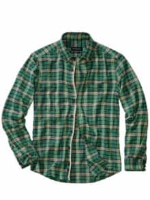 Transformiertes Flanellhemd guavengrün