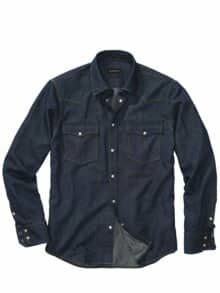 Rohes Westernhemd rohdenim