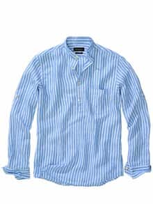 Halsfrei-Siesta-Hemd himmelblau