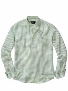 Halsfrei-Siesta-Hemd weidengrün