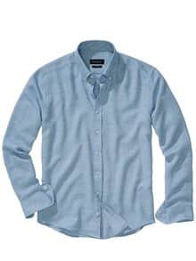 80/20-Flanellhemd himmelblau