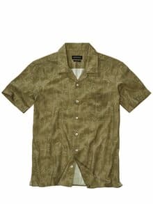 Palmen-Resorthemd palmengrün