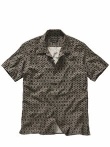 Resort-Rhythmus-Hemd kakao