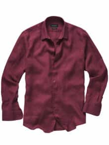 Prestige-Leinenhemd fruchtig-beere