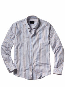 Business-As-Unusual-Shirt kaffee-streifen