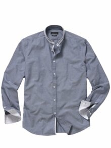 Protagonisten-Hemd steinblau