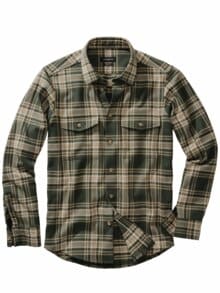 Legendäres Overshirt Karo waldgrün
