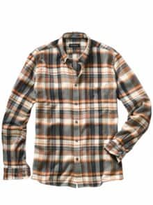 Treibgut-Hemd Karo holz