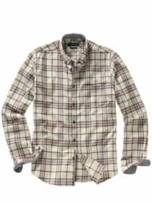 Seltenes Flanellhemd heidesand