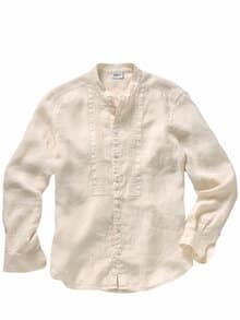 Leinenhemd Lubarnay naturweiß