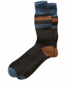 Ringel & Ruhe-Socke braun/blau